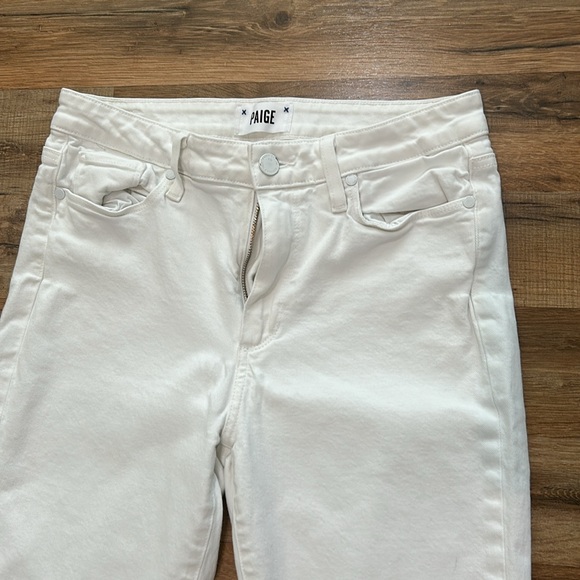 PAIGE HOXTON ANKLE SKINNY WOMEN WHITE HIGH RISE - Picture 3 of 15